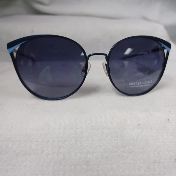 NWT Draper James Women\'s Sunglasses DJ7001 414 Indigo 57 18 140